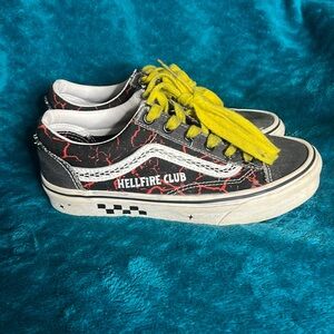 Stranger things x Vans style 36 hellfire club